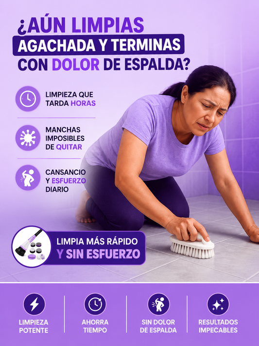 🔥 Limpia Toda Tu Casa Sin Esfuerzo Con El Cepillo Eléctrico 9 En 1